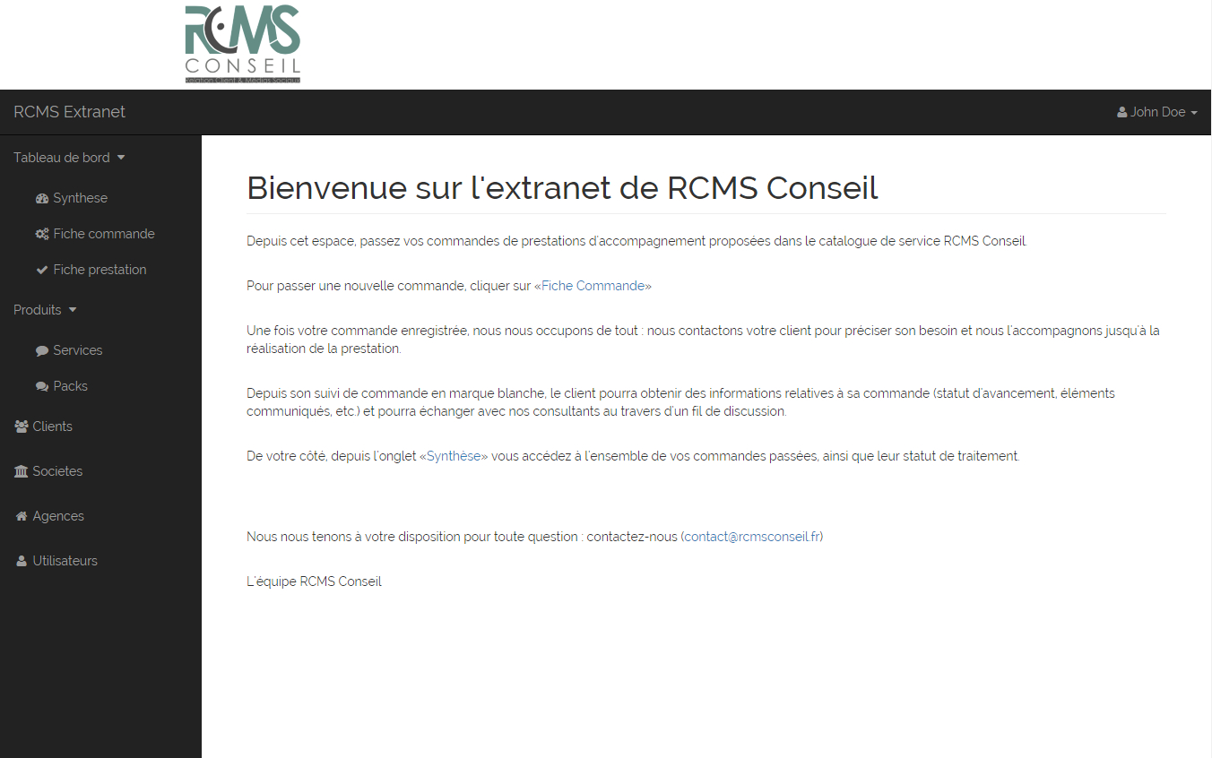 RCMS Conseil - Accueil